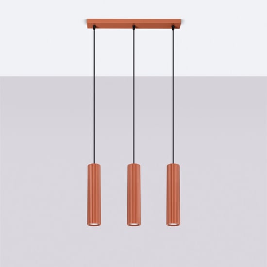 Bright Home Hanglamp karbon minimalistisch 3 lichtpunten rode - Image 2