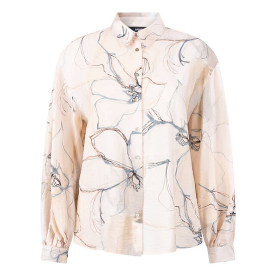 Jansen Amsterdam Blouse lange mouw ocean ss26 - Image 1