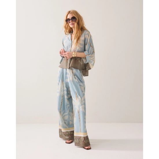 Summum Trousers palmtree print single border dessin - Image 3