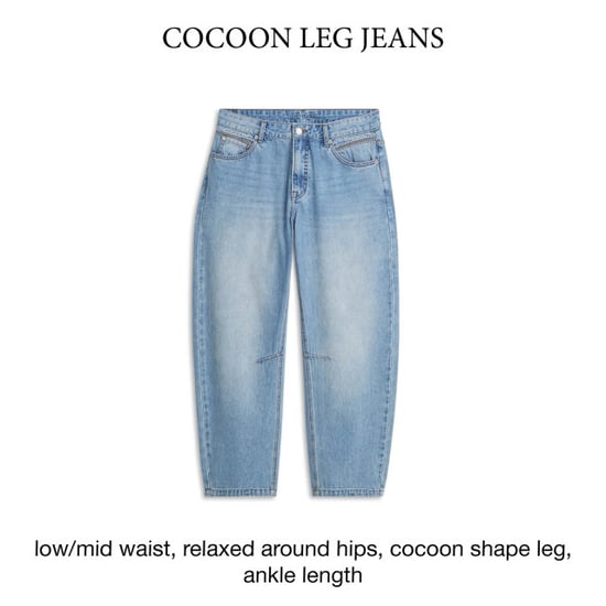 Summum 4s2746-5169 6 jeans cocoon leg vintage cotton twill vintagebluedenim - Image 2