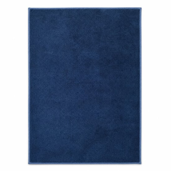 Muratap Samba fluffy badmat wasbaar & anti-slip navy- 50x80 cm - Image 4
