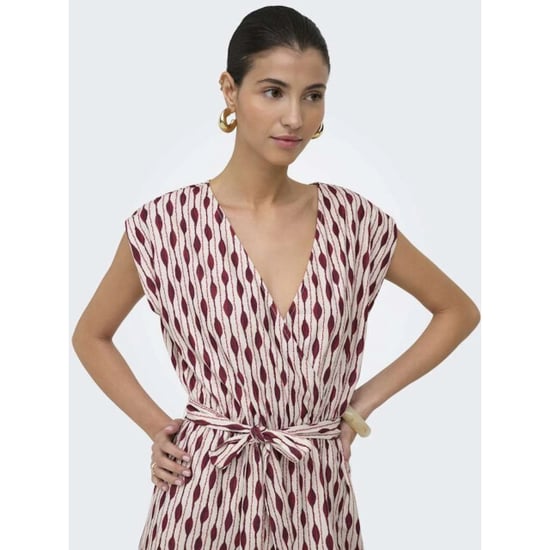 Only Onlmaine s/l jumpsuit jrs birch/brick red(main - Image 2