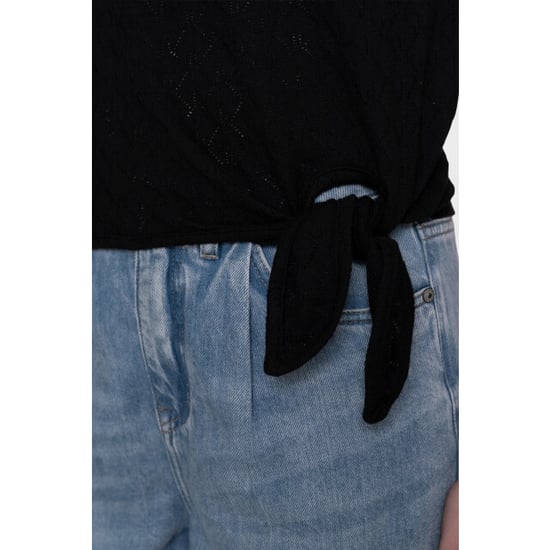 Geisha 62101-47 999 top ajour with knot black - Image 4