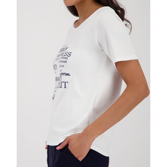 Monari  t-shirt h rhinestones 410466 755 marine - Image 4