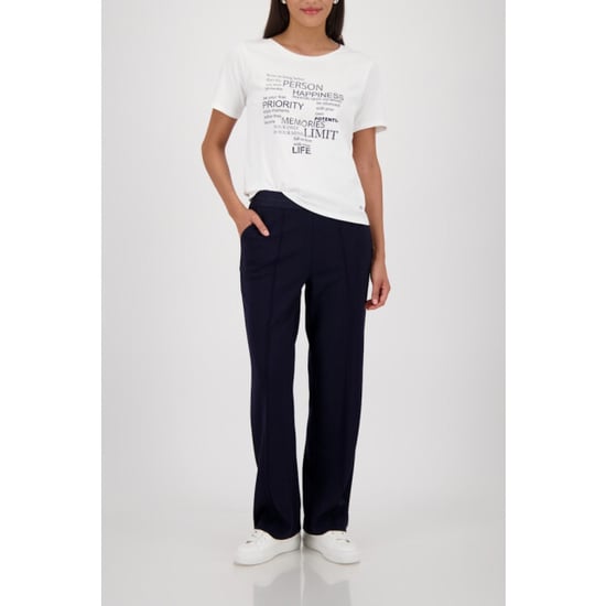 Monari  t-shirt h rhinestones 410466 755 marine - Image 5