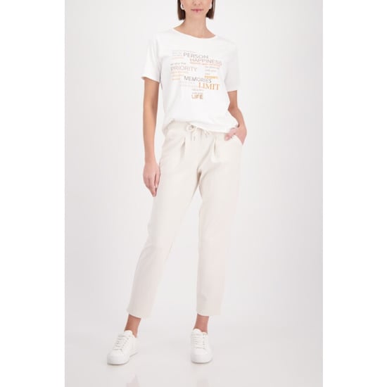 Monari  t-shirt with rhinestones 410466 102 - Image 5
