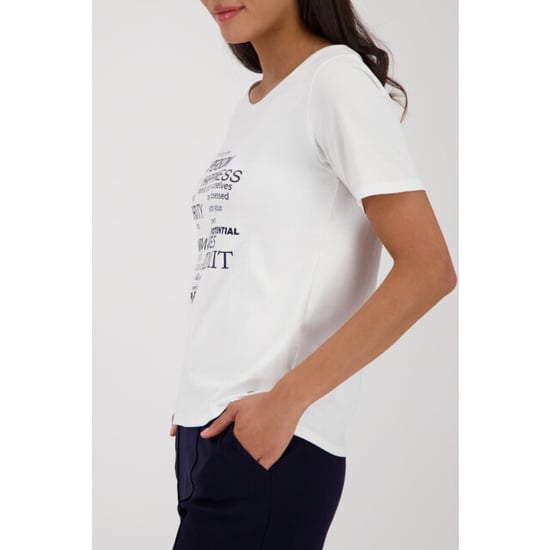 Monari  t-shirt h rhinestones 410466 755 marine - Image 6