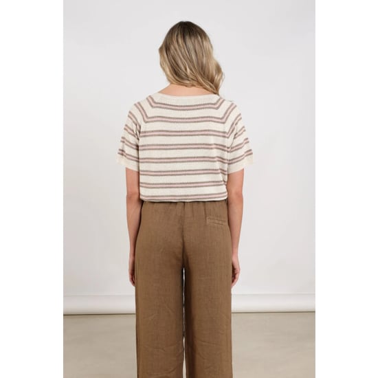 Nukus Nks03040 375 rachel pullover stripe sand/blush - Image 4