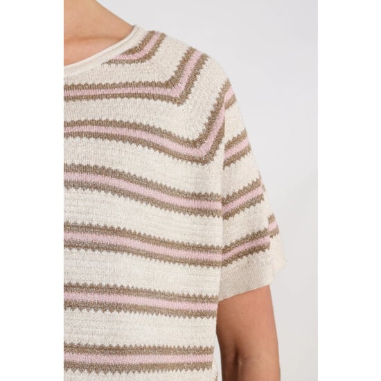 Nukus Nks03040 375 rachel pullover stripe sand/blush - Image 5
