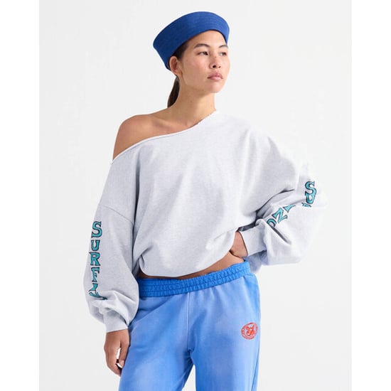 Stieglitz winny off shoulder oversized sweater s2602017 grey - Image 4