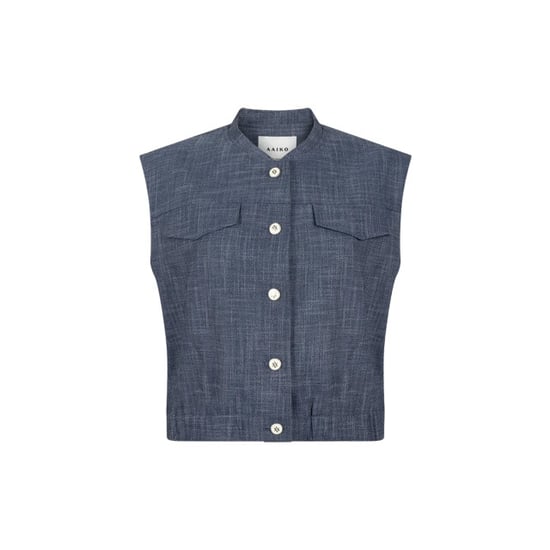 Aaiko Olivia gilet denim - Image 5