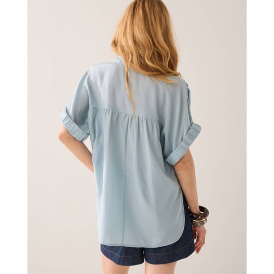 Summum Blouse short sleeves viscose cotton licht - Image 3
