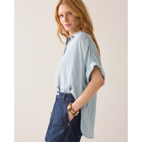 Summum Blouse short sleeves viscose cotton licht - Image 4