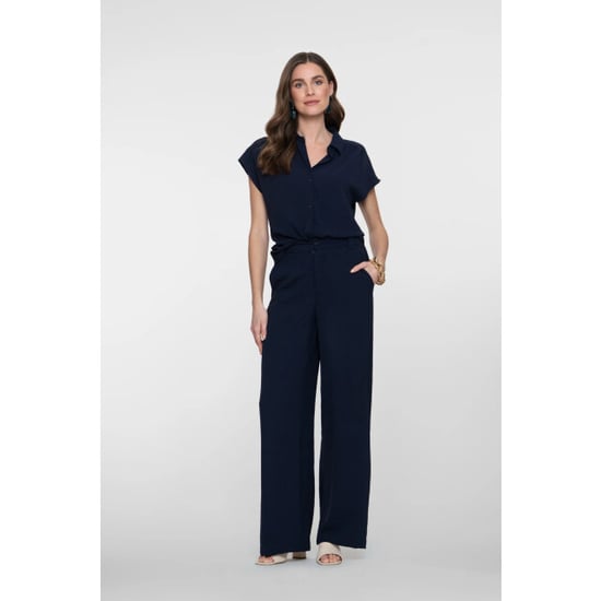 Geisha 61111-21 675 pants crinckle navy - Image 6