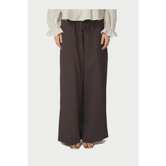 Neo Noir heifa linen pants 167698 676 dark brown - Image 6
