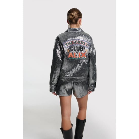 Alix The Label 2603457559 silver artwork jacket - Image 4