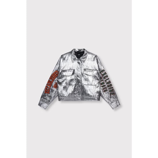 Alix The Label 2603457559 silver artwork jacket - Image 5