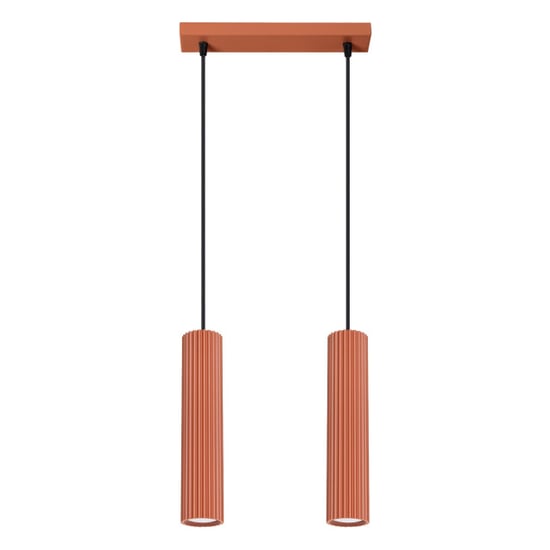 Bright Home Hanglamp karbon minimalistisch 2 lichtpunten rode - Image 1