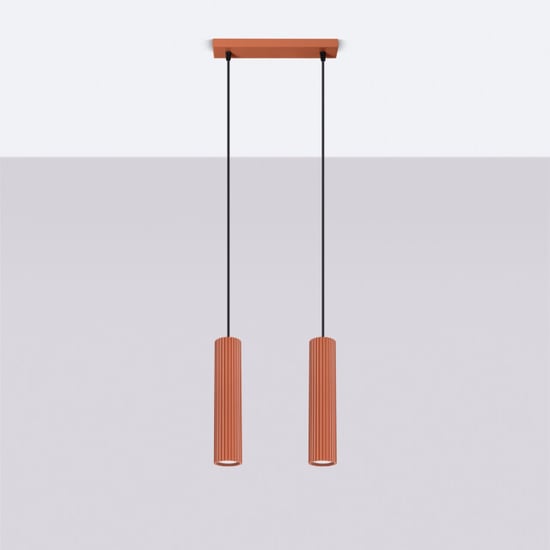 Bright Home Hanglamp karbon minimalistisch 2 lichtpunten rode - Image 2