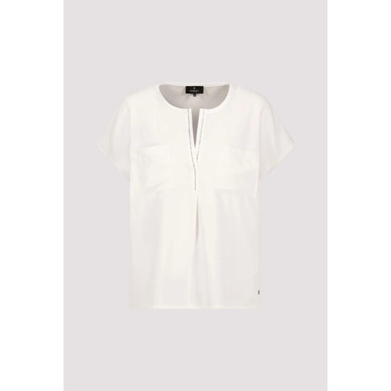 Monari blouse with rhinestone details 410766 143 marble - Image 1
