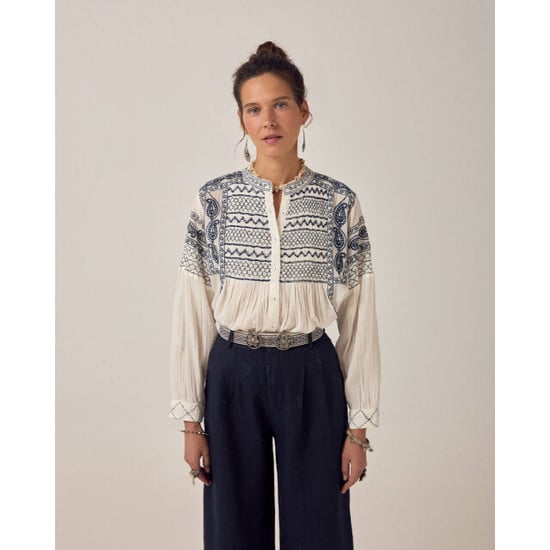 Maison Hotel Blouse lange mouw blanca - Image 2