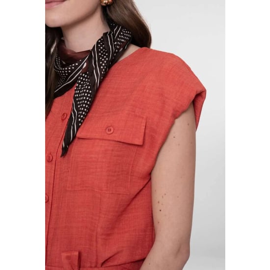 Geisha Blouse burned orange - Image 4