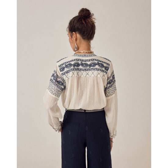 Maison Hotel Blouse lange mouw blanca - Image 4