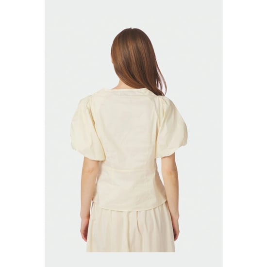 Neo Noir irina poplin blouse 162219 416 butter yellow - Image 4
