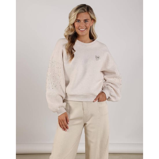 Nukus Nks03067 54 rami pullover sand melange - Image 4