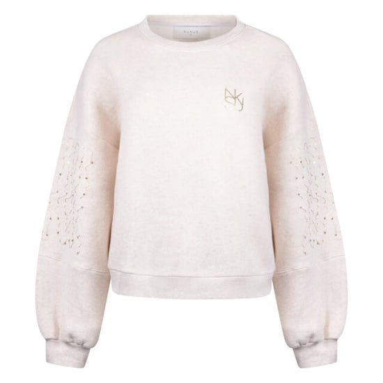 Nukus Nks03067 54 rami pullover sand melange - Image 6