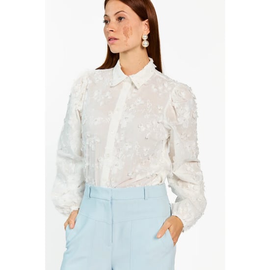 Aaiko Blouse lange mouw lien beads co 522 - Image 2