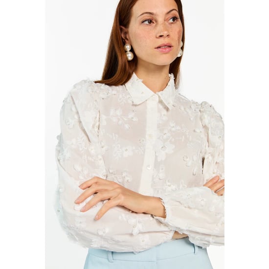 Aaiko Blouse lange mouw lien beads co 522 - Image 5
