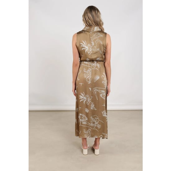 Nukus Nks14033 273 violet dress print fango/offwhite - Image 5