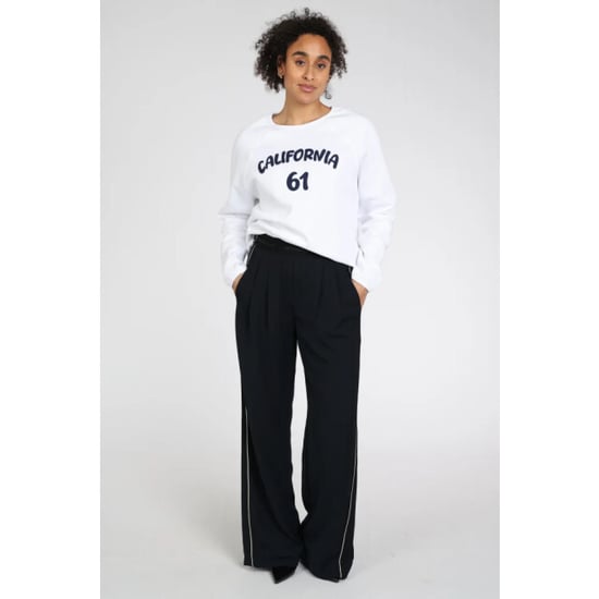 Penn & Ink S26t1232 01-505 penn en ink sweater print white night - Image 2