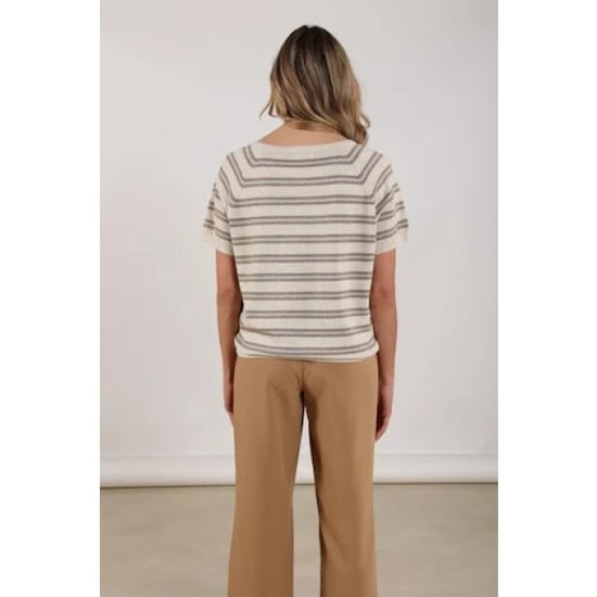 Nukus Nks03040 316 rachel pullover stripe sand/cloudy - Image 3