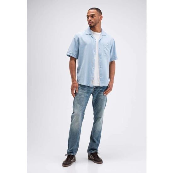 Butcher of Blue Anthony lt resort shirt ss shark blue - Image 4