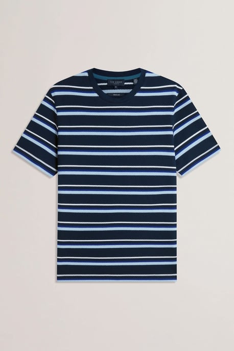 Gorano Stripe T-Shirt Navy - Image 5