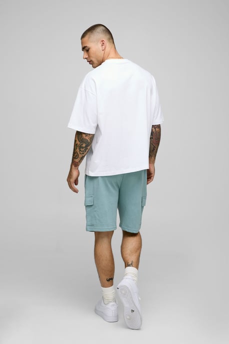 Relaxed Fit Interlock Cargo Shorts - Image 2