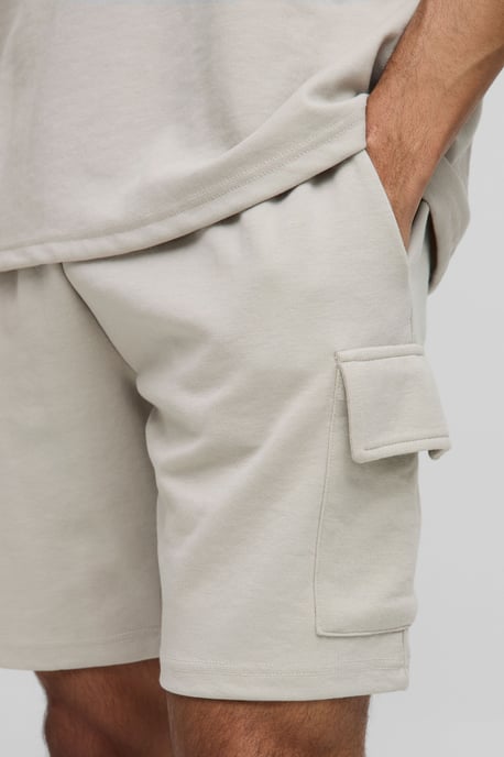 Relaxed Fit Interlock Cargo Shorts - Image 3
