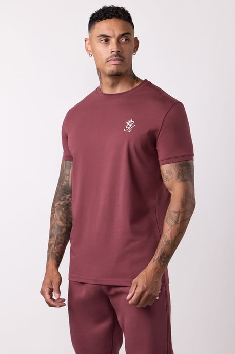 Fundamental Jersey Tee Burgundy - Image 1