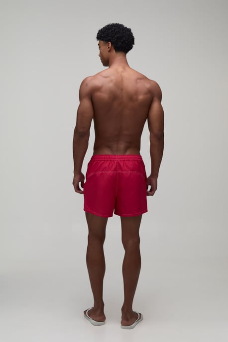 Constrast Stitch Short Length Swim Short - Image 2