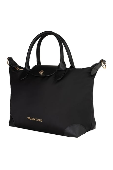 Jenny Nylon Tote with Zip Bag Black - Image 1