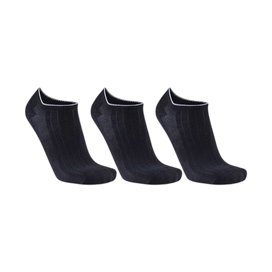 Replay Unisex Ultra Light Liner Sokken voor Volwassenen (Set van 3) (Zwart/Grijs) - Image 2