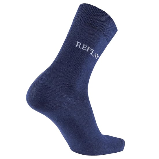 Replay Unisex Volwassenen Logo Sokken (Pak van 3) (Donkerblauw/Grijs) - Image 2