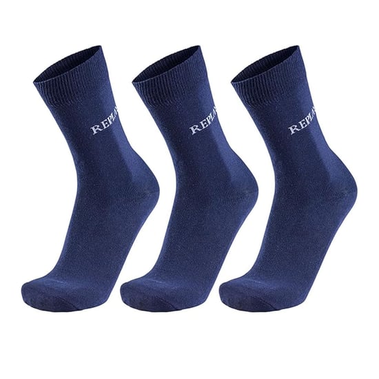 Replay Unisex Volwassenen Logo Sokken (Pak van 3) (Donkerblauw/Grijs) - Image 4