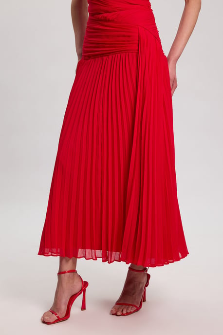Crinkle Chiffon Woven Maxi Skirt - Image 2