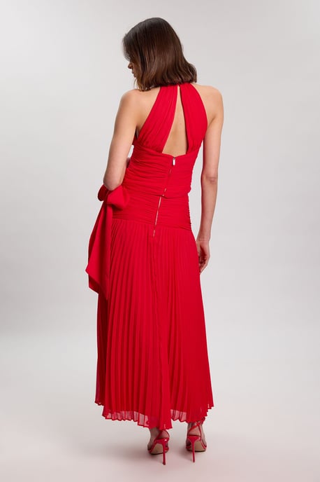 Crinkle Chiffon Woven Maxi Skirt - Image 3
