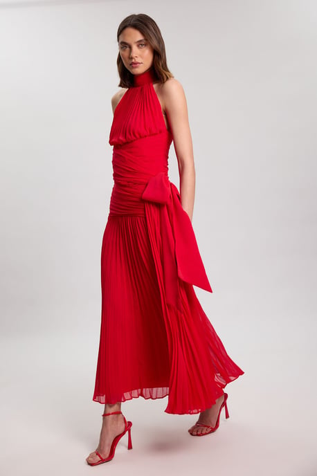 Crinkle Chiffon Woven Maxi Skirt - Image 4