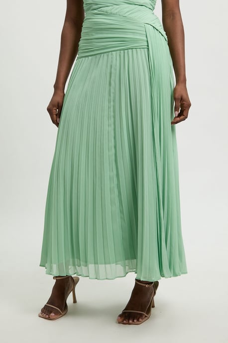 Crinkle Chiffon Woven Maxi Skirt - Image 2