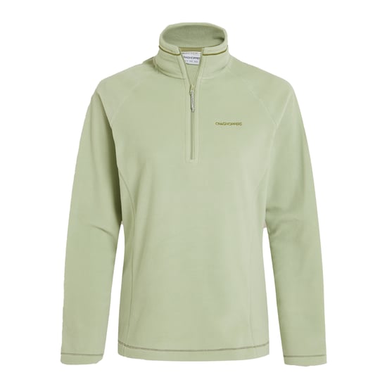 Craghoppers Kvinnor/Damer Miska VI Half Zip Fleece (Bud Green) - Image 1